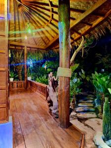 Zahrada ubytování Tropical Jungle lodge & Jungle trekking