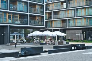 Budova, v ktorej sa apartmánový hotel nachádza