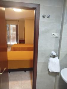 Koupelna v ubytování Hostal Tuhami