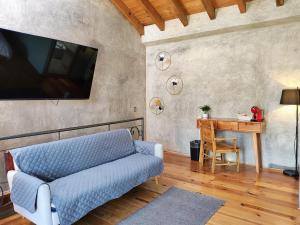 TV a/nebo společenská místnost v ubytování Hotel Jardines Del Carmen