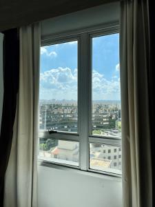 Uma visão geral de Belo Horizonte ou uma vista da cidade tirada do apartamento