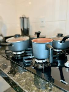 A cozinha ou cozinha compacta de LK Barro Preto 6