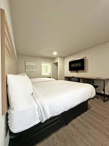 Imperial Suites, Adults Only客房内的一张或多张床位