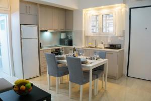 Kuchyň nebo kuchyňský kout v ubytování Stela apartament