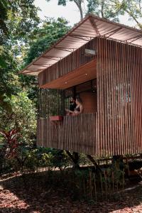 Majutusasutuse Hamadryade Lodge külastajad