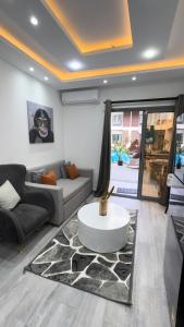 Posezení v ubytování Imperial resort Hurgarda