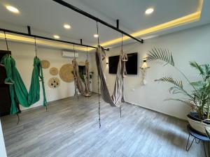 TV a/nebo společenská místnost v ubytování Imperial resort Hurgarda + 6 fotografií