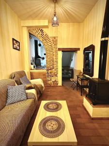 Χώρος καθιστικού στο Bonita casita rural Cazalla de la Sierra