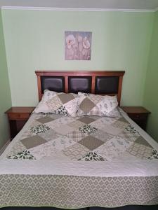 Postel nebo postele na pokoji v ubytování Apartamento