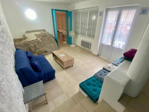Posezení v ubytování Appartement en face des plages Cap d Ail