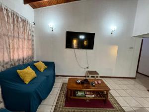 TV a/nebo společenská místnost v ubytování Chalet Belizomi - La Marguerite Room