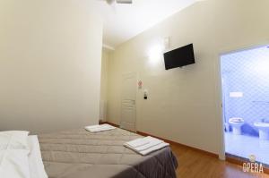 TV a/nebo společenská místnost v ubytování Opera B&B