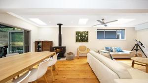 Posezení v ubytování Diamond House Pearl Beach