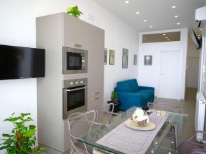 Η κουζίνα ή μικρή κουζίνα στο Apartment in Sicily with Stunning Sea View