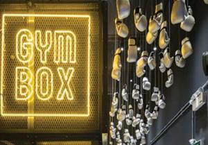 a sign that says slow box in a store window at Youth City Residence, Vision City, Persiaran Pusat Bandar NILAI in Nilai