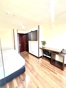 Kuchyň nebo kuchyňský kout v ubytování HOTEL SHERIDAN BOGOTA