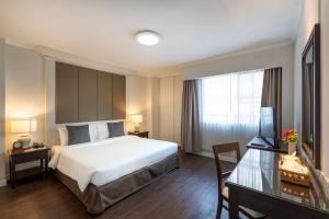 Postel nebo postele na pokoji v ubytování Kantary Bay Hotel And Serviced Apartment Rayong