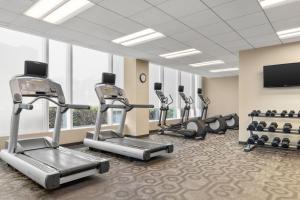 Fitness centrum a/nebo fitness zařízení v ubytování Residence Inn by Marriott The Bronx at Metro Center Atrium
