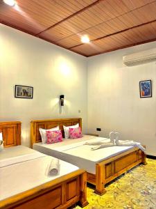 Postel nebo postele na pokoji v ubytování Cozy House