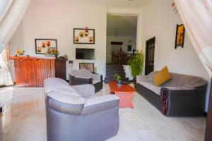 Et opholdsområde på Silver Dale Villa