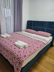 Posteľ alebo postele v izbe v ubytovaní ABA1 apartman
