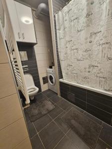 Kúpeľňa v ubytovaní ABA1 apartman