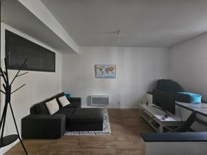 TV a/nebo společenská místnost v ubytování Appartement dans une ancienne usine