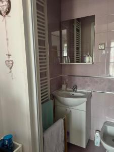 Kúpeľňa v ubytovaní Studio apartman"Mirjana", Podhum 368