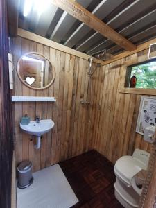 Koupelna v ubytování Privat Glamping Spielberg