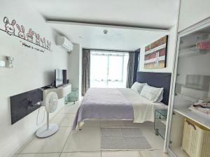 Katil atau katil-katil dalam bilik di City center residents Pattaya