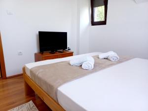 Postel nebo postele na pokoji v ubytování TARA Vila Rajak