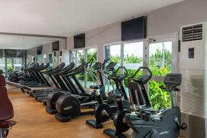 Gimnasio o instalaciones de fitness de Radisson Blu Anchorage Hotel