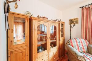 Postel nebo postele na pokoji v ubytování Haus mit wunderschönem Ausblick und Garten
