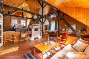 Posezení v ubytování Loft 18 - mit Sauna-