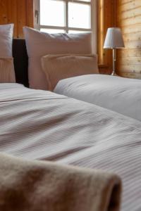 Postel nebo postele na pokoji v ubytování Loft 18 - mit Sauna-