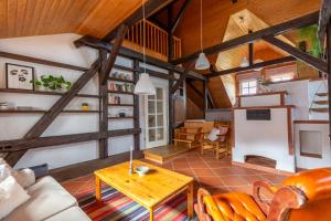 Posezení v ubytování Loft 18 - mit Sauna-