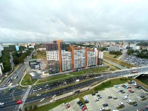 Nespecifikovaný výhled na destinaci Řešov nebo výhled na město při pohledu z apartmánu