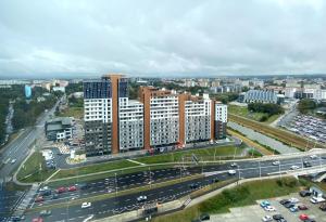 Pohľad z vtáčej perspektívy na ubytovanie Panorama Capital Luna