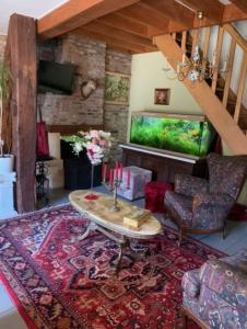 Istumisnurk majutusasutuses B&B Forêt d'Animaux