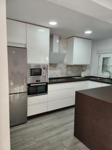 Nhà bếp/bếp nhỏ tại Apartamento reformado en Vejer