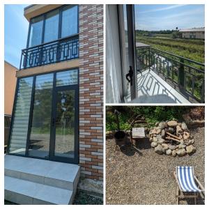 Balkón nebo terasa v ubytování Eco House