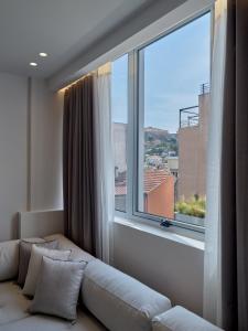 Posezení v ubytování Haya Athens Loftie Suites