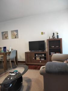 Telewizja i/lub zestaw kina domowego w obiekcie apartment garden