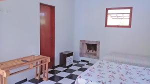 Cama o camas de una habitación en Colinas de Cabreúva
