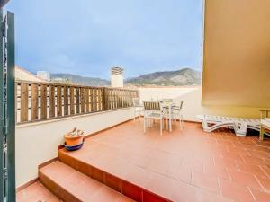 En generel udsigt til bjerge eller udsigt til bjerge taget fra lejligheden