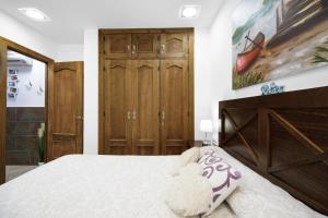Ένα ή περισσότερα κρεβάτια σε δωμάτιο στο Apartamento Primer linea de playa