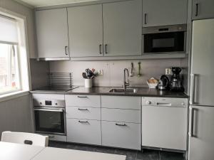 Kuchyň nebo kuchyňský kout v ubytování Apartment Mjellhaugen by Interhome