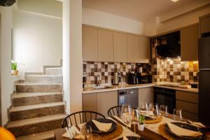 Kuchyň nebo kuchyňský kout v ubytování First Class by Antalya Suites