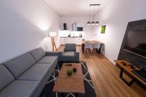 TV a/nebo společenská místnost v ubytování IT Centrum Apartments