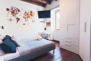 TV a/nebo společenská místnost v ubytování Mina Home